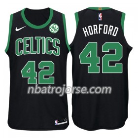 Män Boston Celtics Tröja Al Horford 42 Nike 2017-18 Svart Swingman